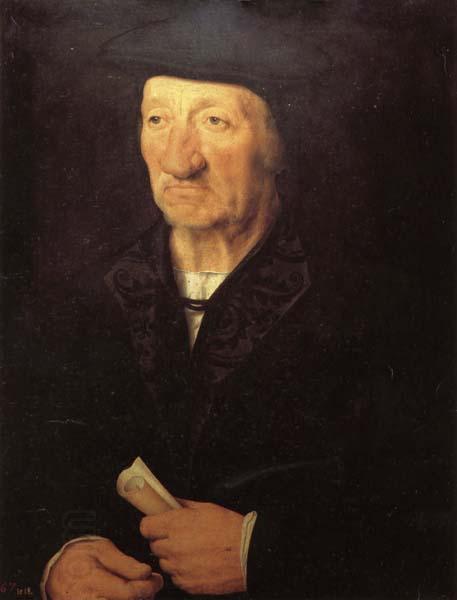 Hans holbein the younger Portrait of an Old Man oil painting picture